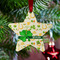 St. Patrick's Day Metal Star Ornament - Lifestyle