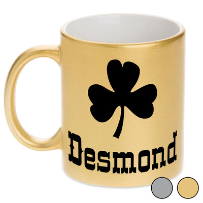 St. Patrick's Day Metallic Mug (Personalized)