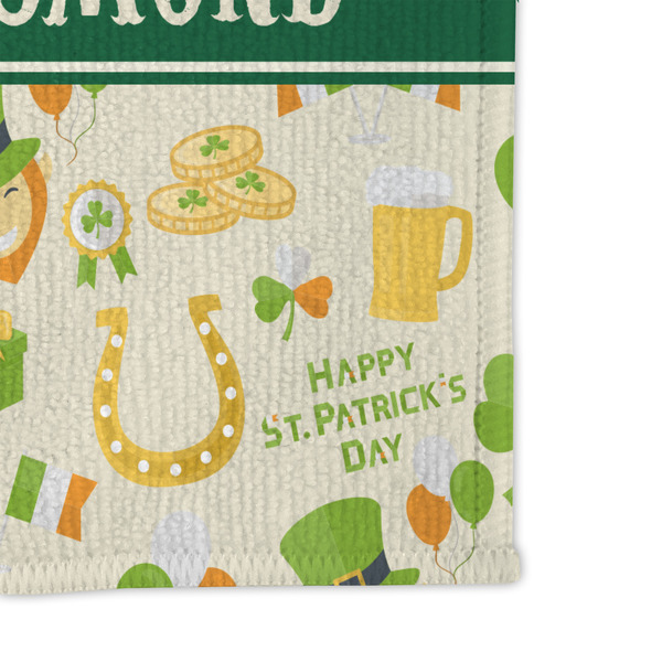 St. Patrick's Day Microfiber Dish Rag - DETAIL