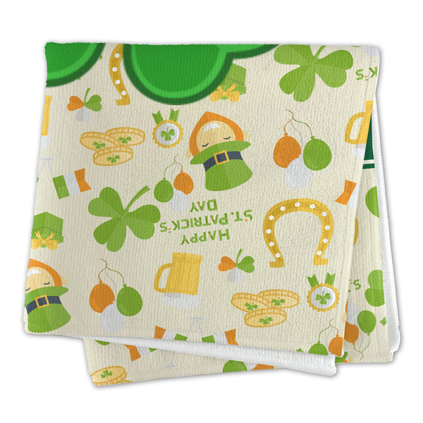 St. Patrick's Day Microfiber Dish Rag - FOLDED (square)