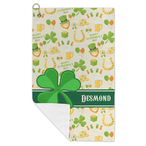 St. Patrick's Day Microfiber Golf Towels - FOLD