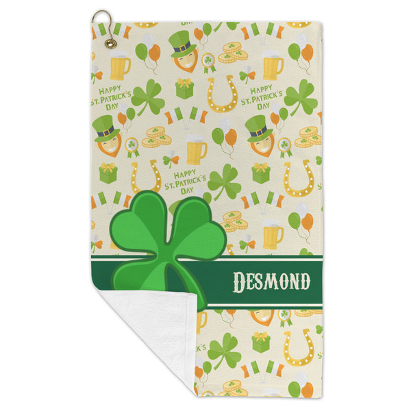 St. Patrick's Day Microfiber Golf Towels - FOLD