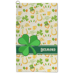 St. Patrick's Day Microfiber Golf Towel - Large (Personalized)