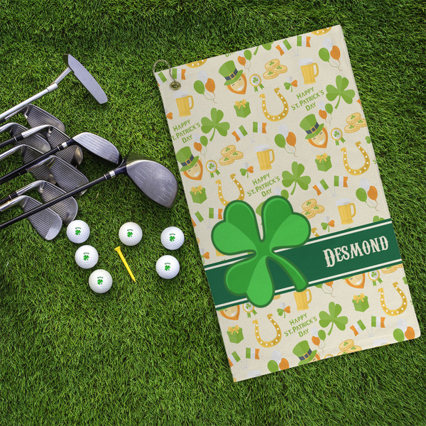 St. Patrick's Day Microfiber Golf Towels - LIFESTYLE