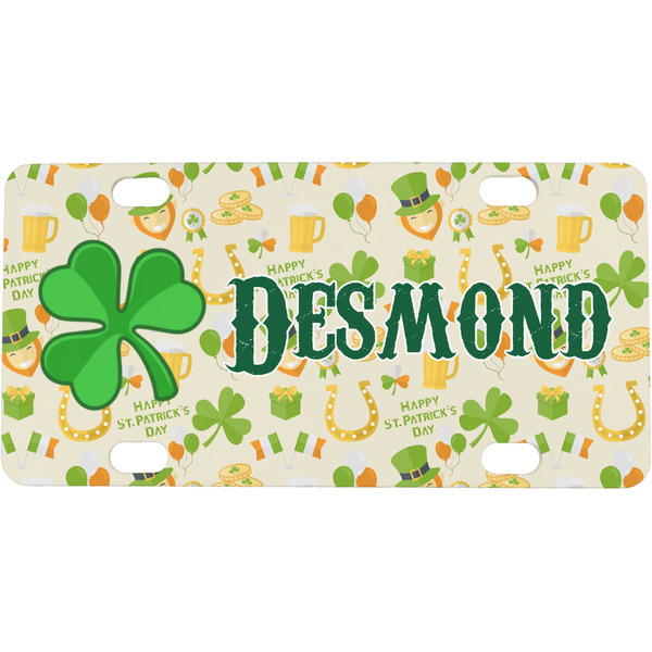 Custom St. Patrick's Day Mini/Bicycle License Plate (Personalized)