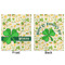 St. Patrick's Day Minky Blanket - 50"x60" - Double Sided - Front & Back