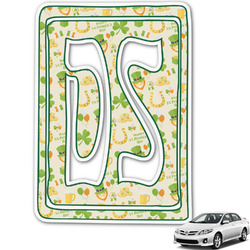 St. Patrick's Day Monogram Car Decal (Personalized)