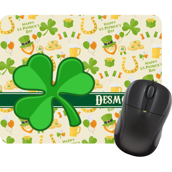Custom St. Patrick's Day Rectangular Mouse Pad (Personalized)
