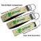 St. Patrick's Day Multiple Key Ring comparison sizes