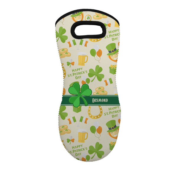 Custom St. Patrick's Day Neoprene Oven Mitt w/ Name or Text