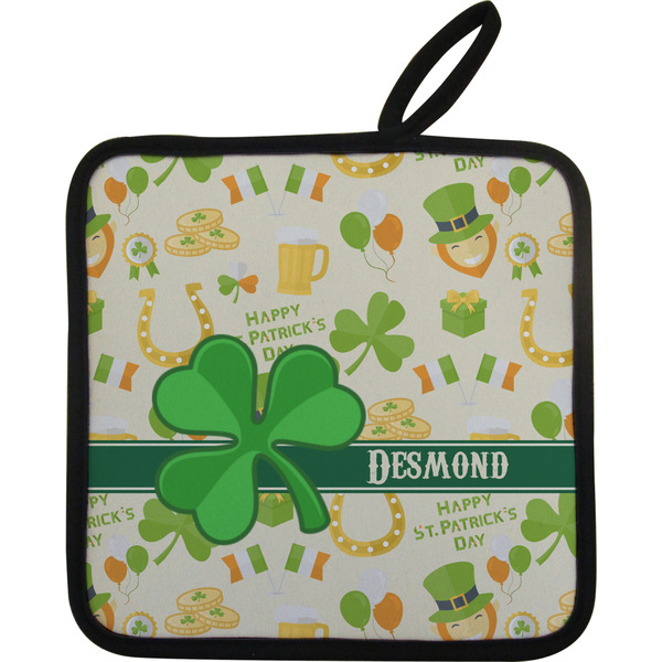 Custom St. Patrick's Day Pot Holder w/ Name or Text