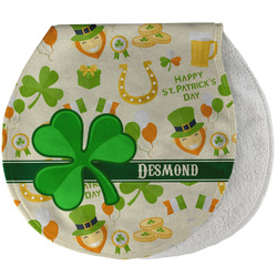 St. Patrick's Day Burp Pad - Velour w/ Name or Text