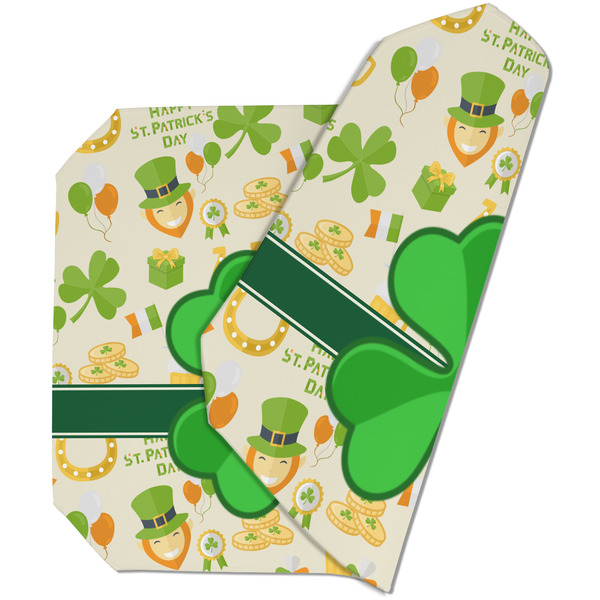 Custom St. Patrick's Day Dining Table Mat - Octagon (Double-Sided) w/ Name or Text