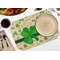 St. Patrick's Day Octagon Placemat - Single front (LIFESTYLE) Flatlay