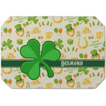 St. Patrick's Day Dining Table Mat - Octagon (Single-Sided) w/ Name or Text