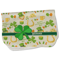 St. Patrick's Day Burp Cloth - Fleece w/ Name or Text