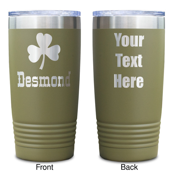 St. Patrick's Day Olive Polar Camel Tumbler - 20oz - Double Sided - Approval