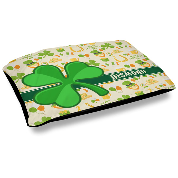 Custom St. Patrick's Day Outdoor Dog Bed - Large (Personalized)