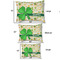 St. Patrick's Day Outdoor Dog Beds - SIZE CHART