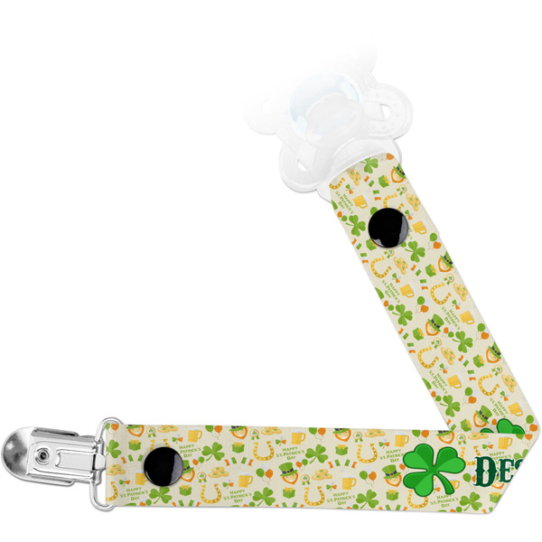 Custom St. Patrick's Day Pacifier Clip (Personalized)