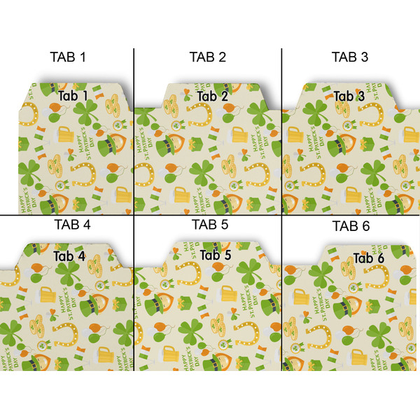St. Patrick's Day Page Dividers - Set of 6 - Approval