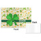St. Patrick's Day Disposable Paper Placemat - Front & Back