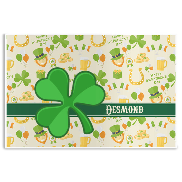 Custom St. Patrick's Day Disposable Paper Placemats (Personalized)