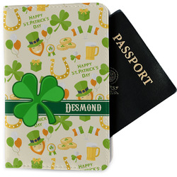 St. Patrick's Day Passport Holder - Fabric (Personalized)