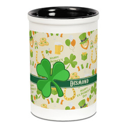 St. Patrick's Day Ceramic Pencil Holders - Black