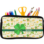 St. Patrick's Day Neoprene Pencil Case (Personalized)