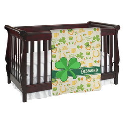 St. Patrick's Day Baby Blanket (Double Sided) (Personalized)