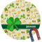 St. Patrick's Day Personalized Round Fridge Magnet