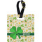 St. Patrick's Day Plastic Luggage Tag - Square w/ Name or Text