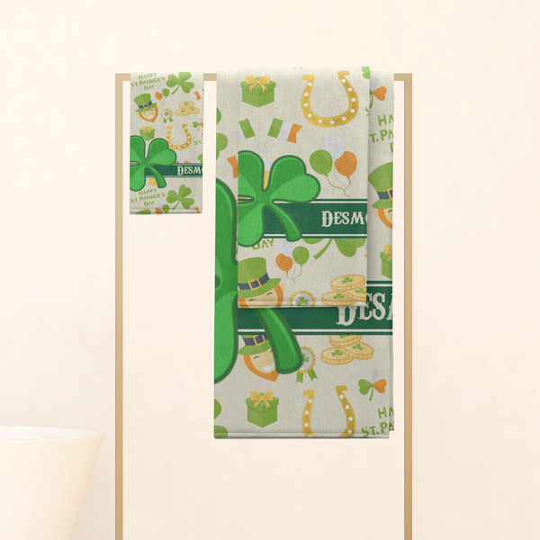 St. Patrick's Day Personalized Towel Set