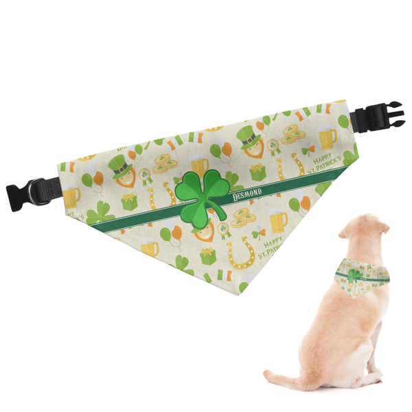 Custom St. Patrick's Day Dog Bandana - XLarge (Personalized)