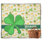 St. Patrick's Day Picnic Blanket - Flat - With Basket