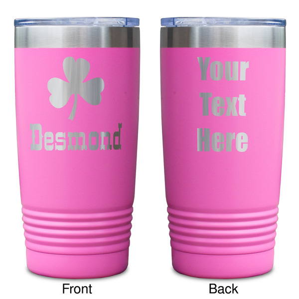St. Patrick's Day Pink Polar Camel Tumbler - 20oz - Double Sided - Approval