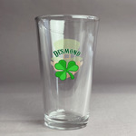 St. Patrick's Day Pint Glass - Full Color Logo (Personalized)