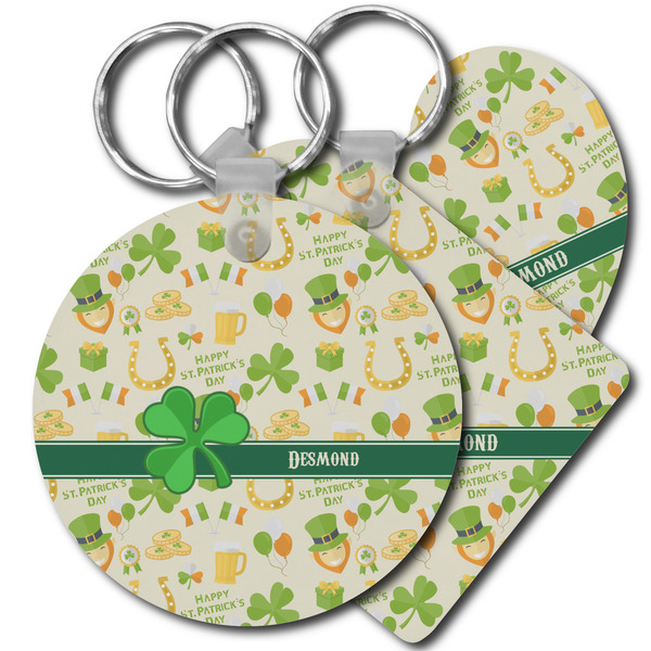 Custom St. Patrick's Day Plastic Keychain (Personalized)