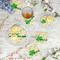 St. Patrick's Day Plastic Party Appetizer & Dessert Plates - In Context