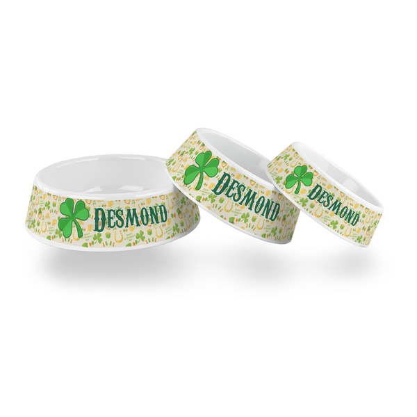 St. Patrick's Day Plastic Pet Bowls - PARENT MAIN