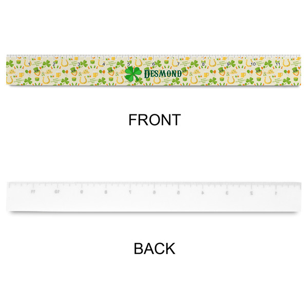 St. Patrick's Day Plastic Ruler - 12" - APPROVAL