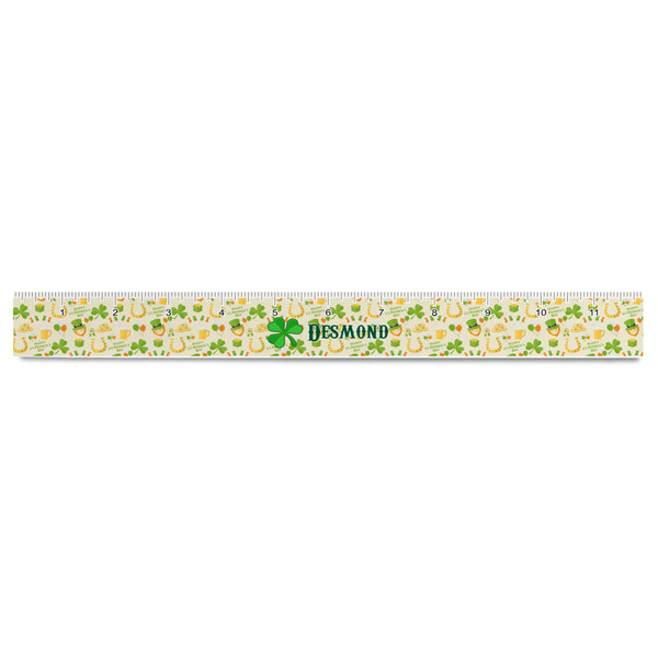 St. Patrick's Day Plastic Ruler - 12" - FRONT