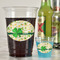 St. Patrick's Day Plastic Shot Glasses - In Context