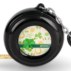 St. Patrick's Day Pocket Tape Measure - 6 Ft w/ Carabiner Clip (Personalized)