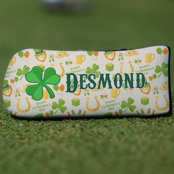Custom St. Patrick's Day Blade Putter Cover (Personalized)