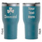 St. Patrick's Day RTIC Tumbler - Dark Teal - Double Sided - Front & Back