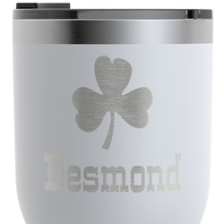 St. Patrick's Day RTIC Tumbler - White - Engraved Front (Personalized)