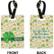 St. Patrick's Day Rectangle Luggage Tag (Front + Back)
