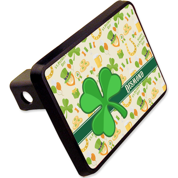 Custom St. Patrick's Day Rectangular Trailer Hitch Cover - 2" (Personalized)